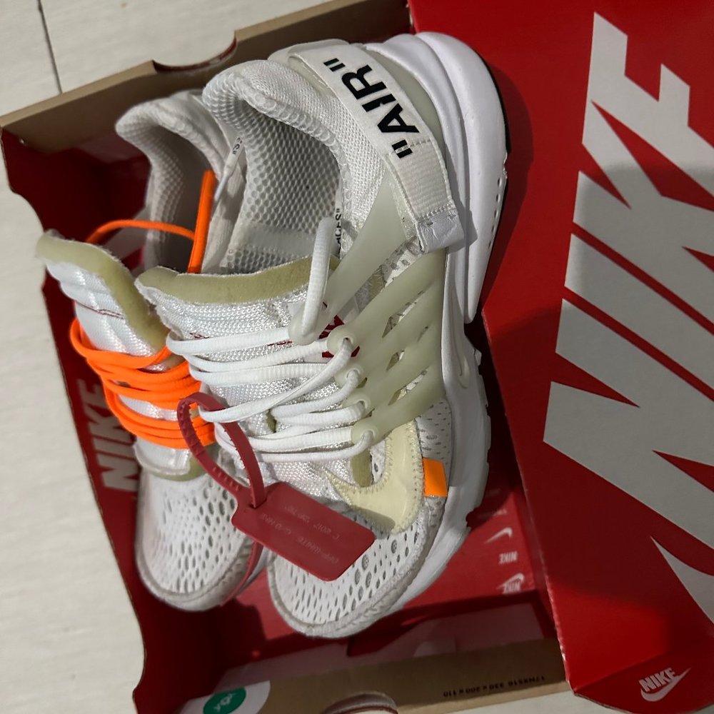 off white presto size 7 kids